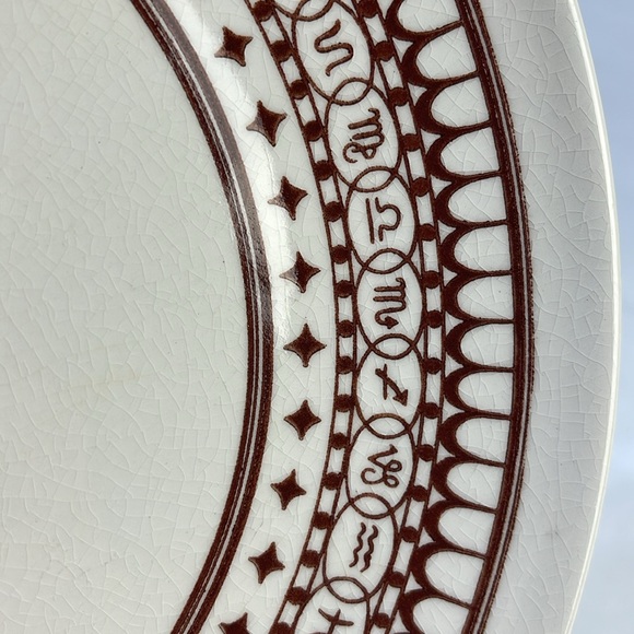 Ranchero Ironstone Zodiac Plate - Picture 11 of 12